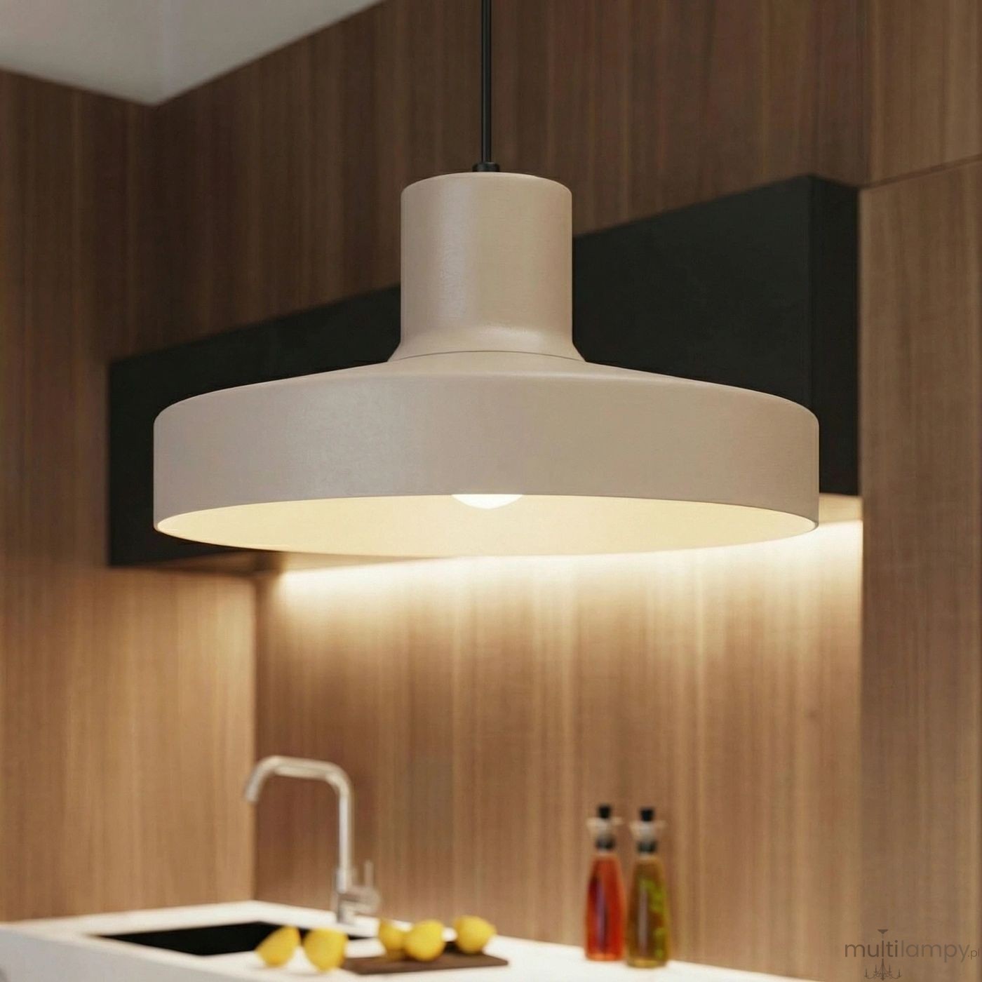 Bilo lampa wisząca E27 taupe SL.2051