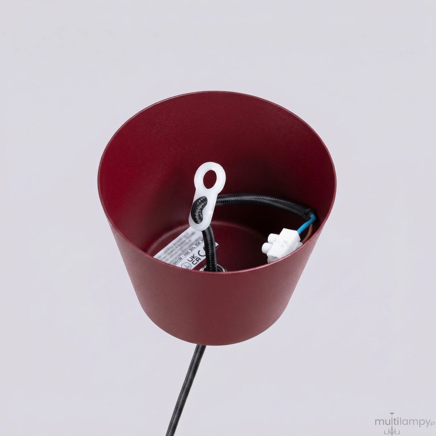 Bilo lampa wisząca E27 burgund SL.2052