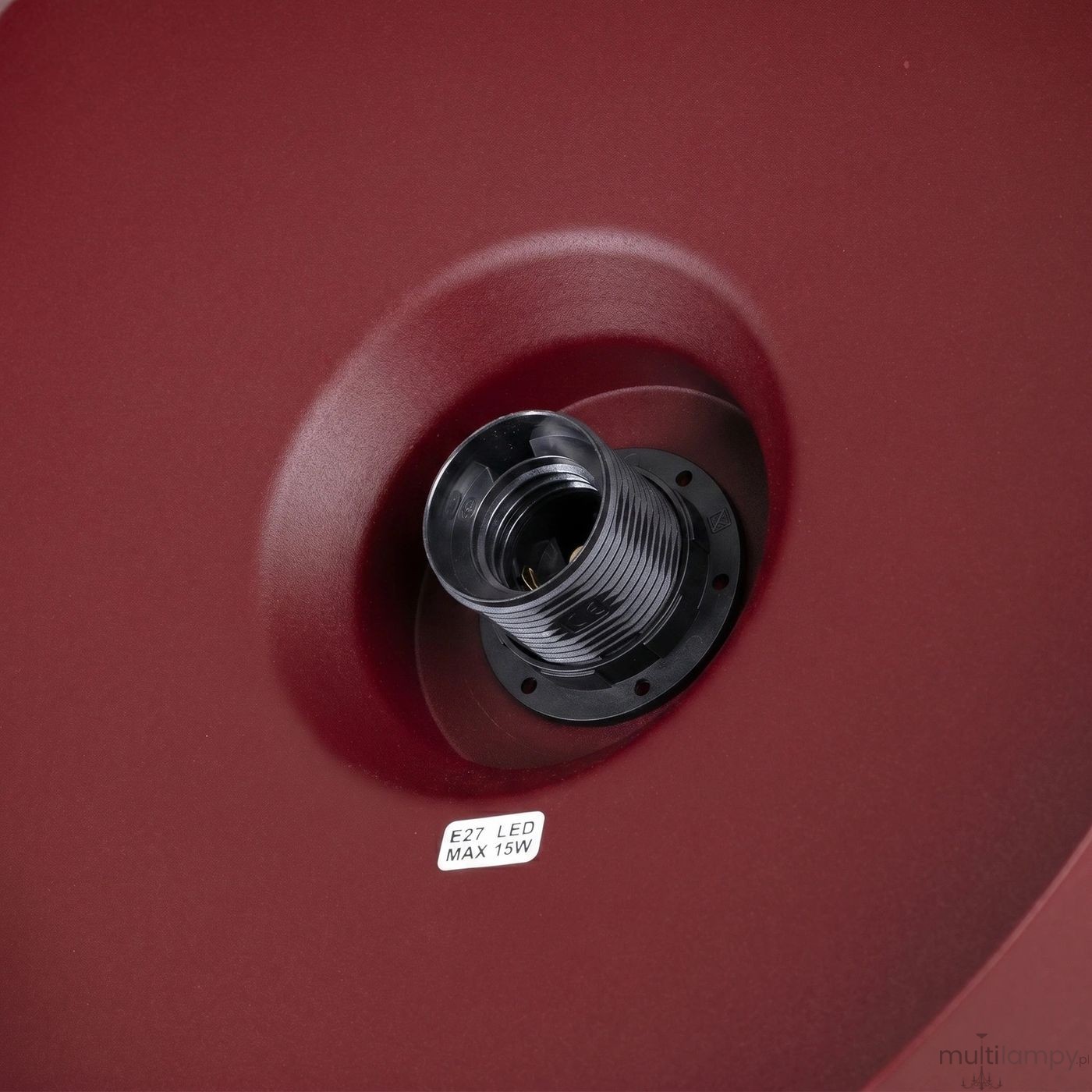 Bilo lampa wisząca E27 burgund SL.2052