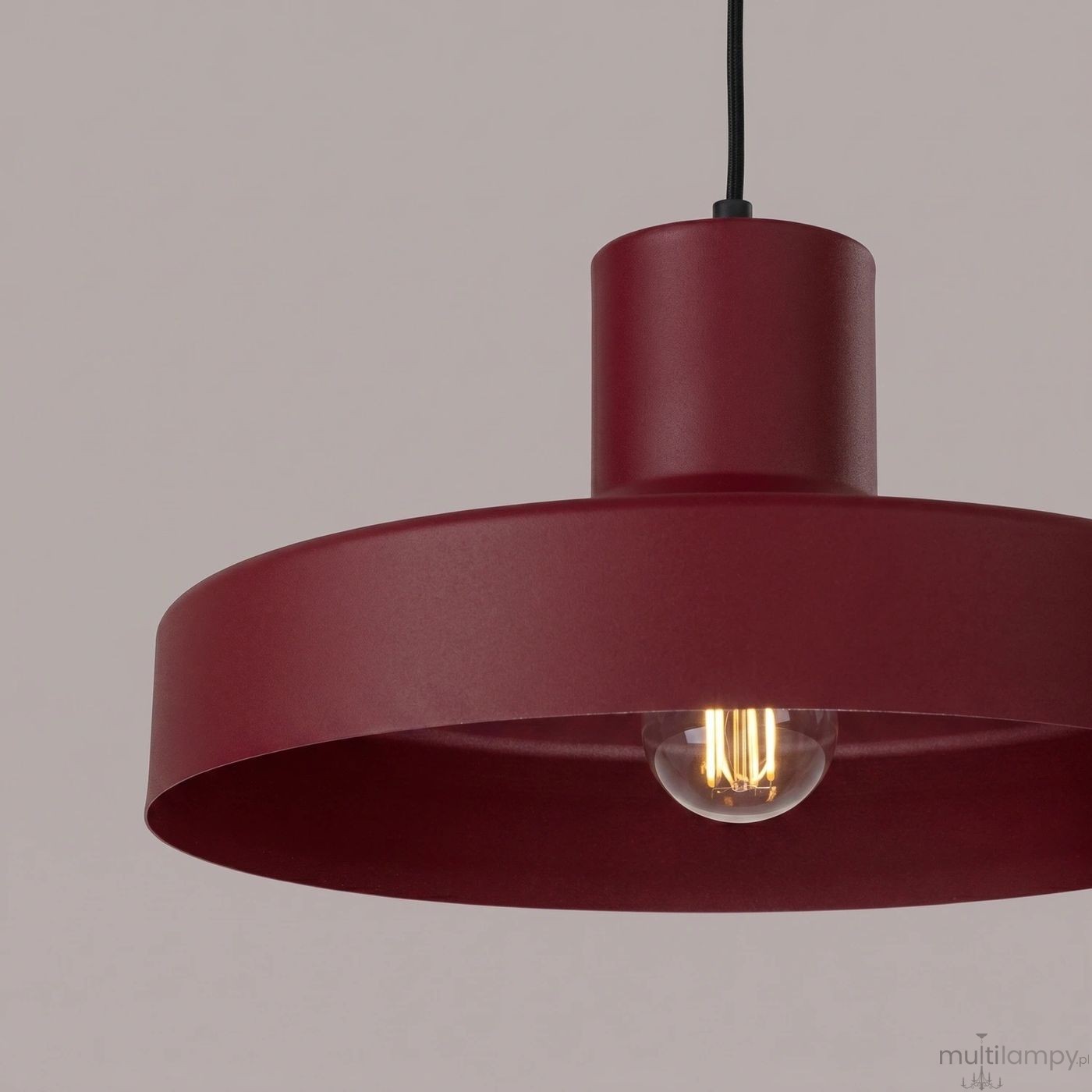 Bilo lampa wisząca E27 burgund SL.2052