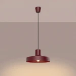 Bilo lampa wisząca E27 burgund SL.2052