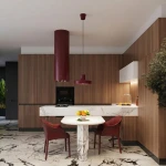 Bilo lampa wisząca E27 burgund SL.2052