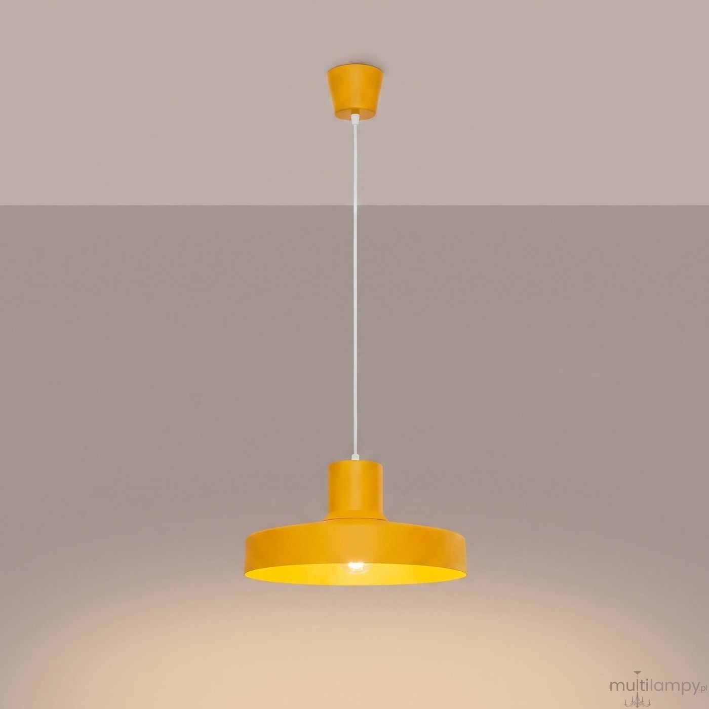 Bilo lampa wisząca E27 żółta SL.2056