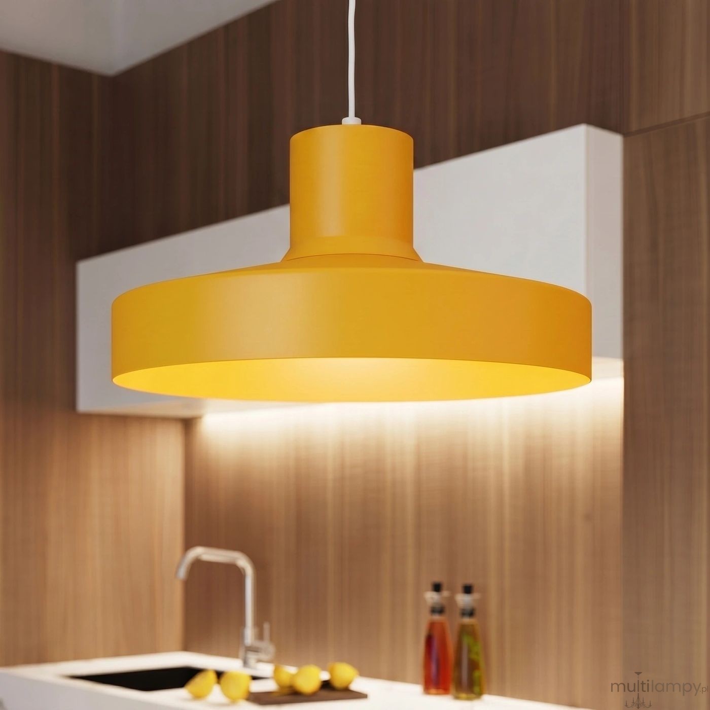 Bilo lampa wisząca E27 żółta SL.2056