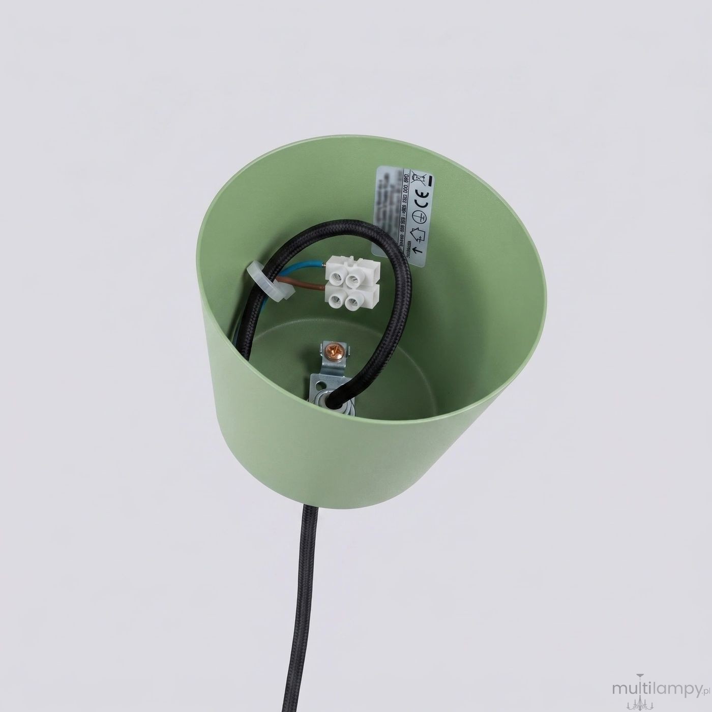 Bilo lampa wisząca E27 szałwiowa SL.2055