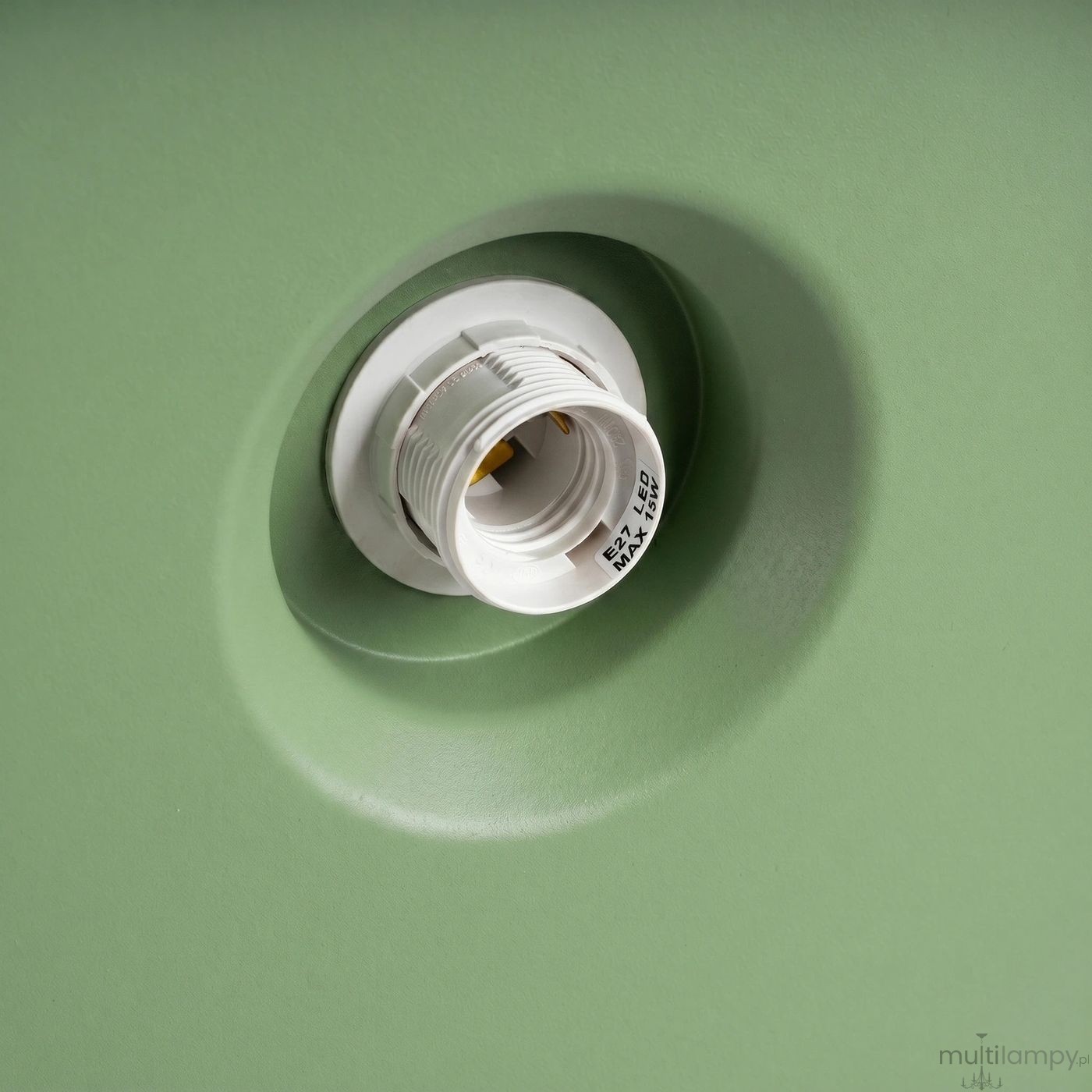 Bilo lampa wisząca E27 szałwiowa SL.2055