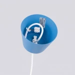 Bilo lampa wisząca E27 błękitna SL.2059