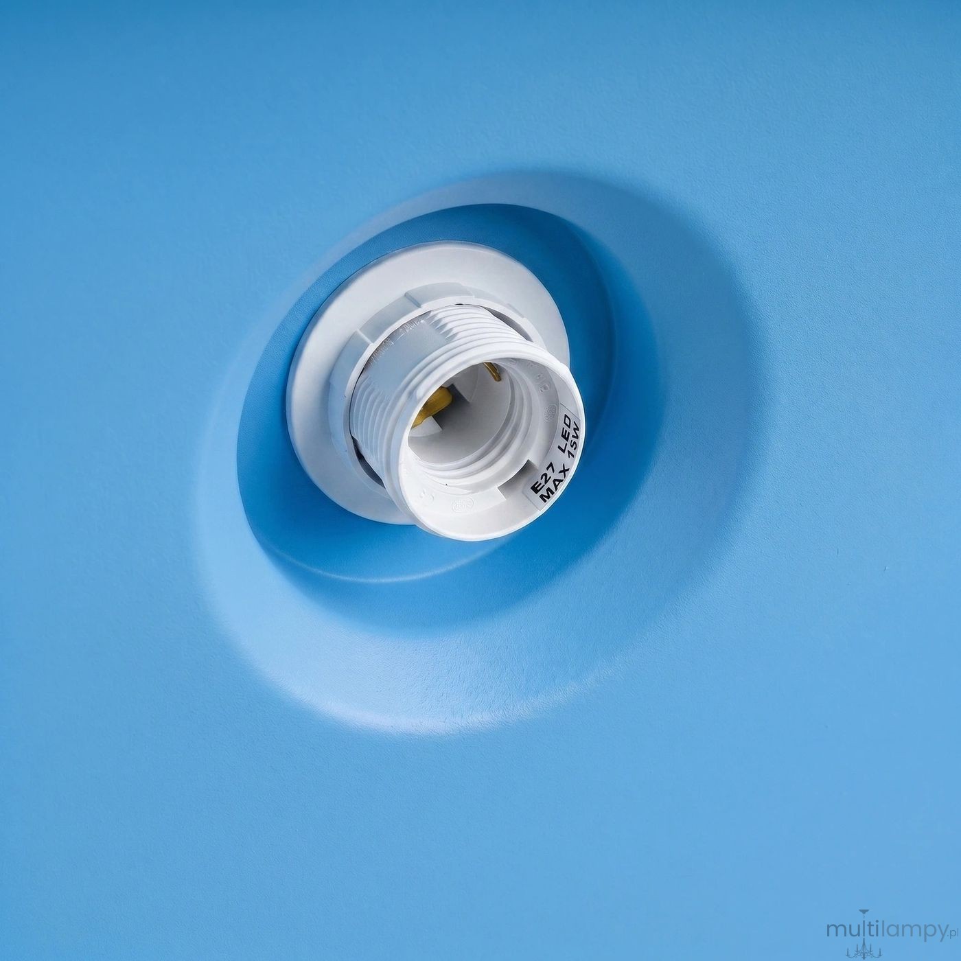 Bilo lampa wisząca E27 błękitna SL.2059