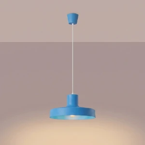 Bilo lampa wisząca E27 błękitna SL.2059
