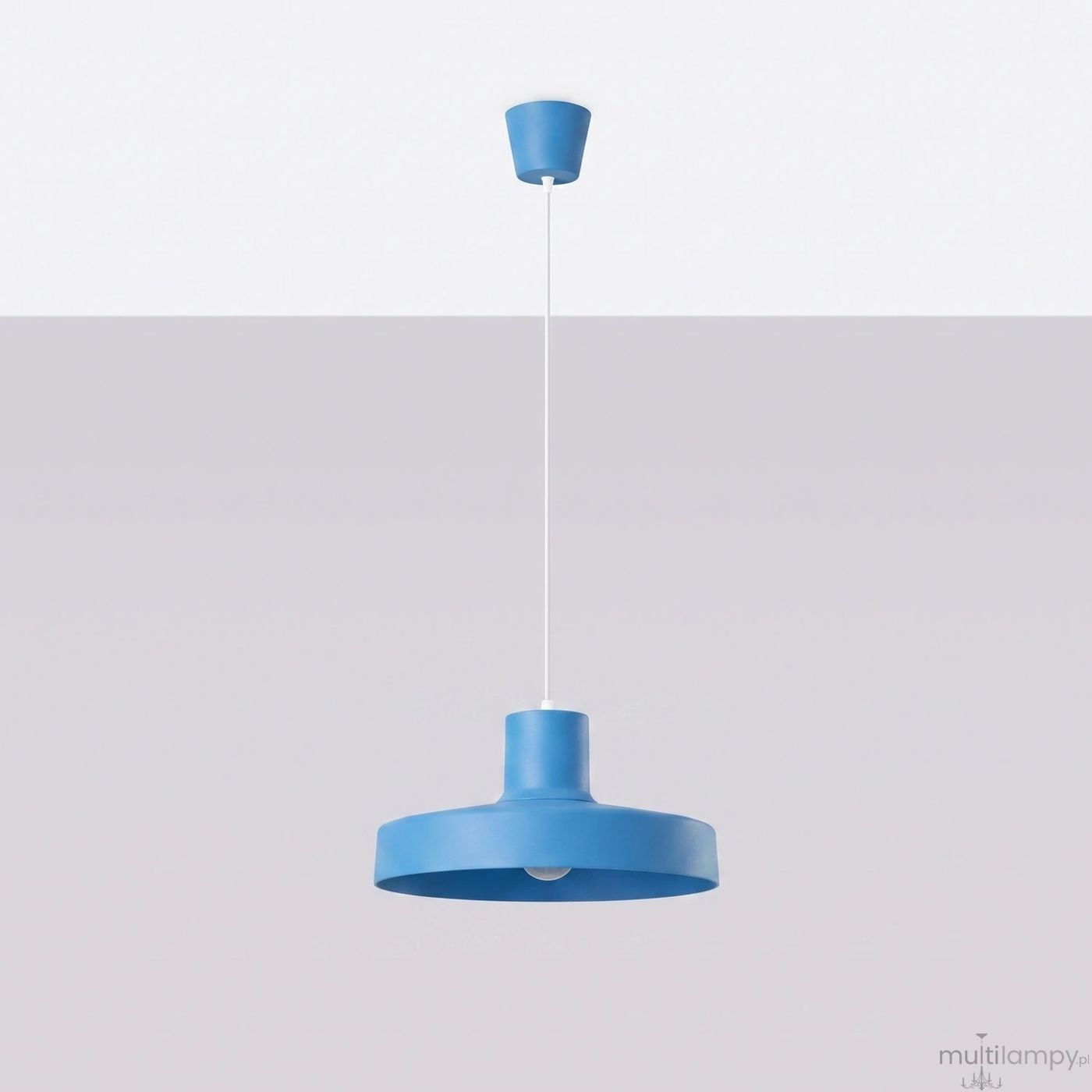 Bilo lampa wisząca E27 błękitna SL.2059