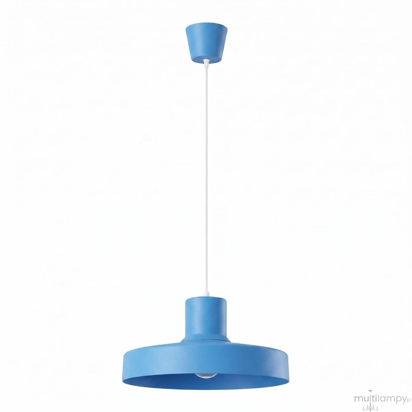 Bilo lampa wisząca E27 błękitna SL.2059