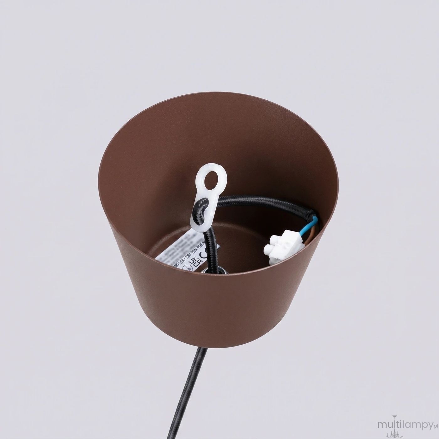 Bilo lampa wisząca E27 brązowa SL.2058