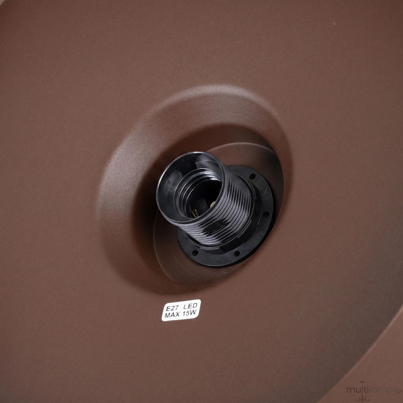 Bilo lampa wisząca E27 brązowa SL.2058