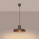 Bilo lampa wisząca E27 brązowa SL.2058
