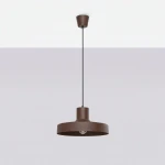 Bilo lampa wisząca E27 brązowa SL.2058
