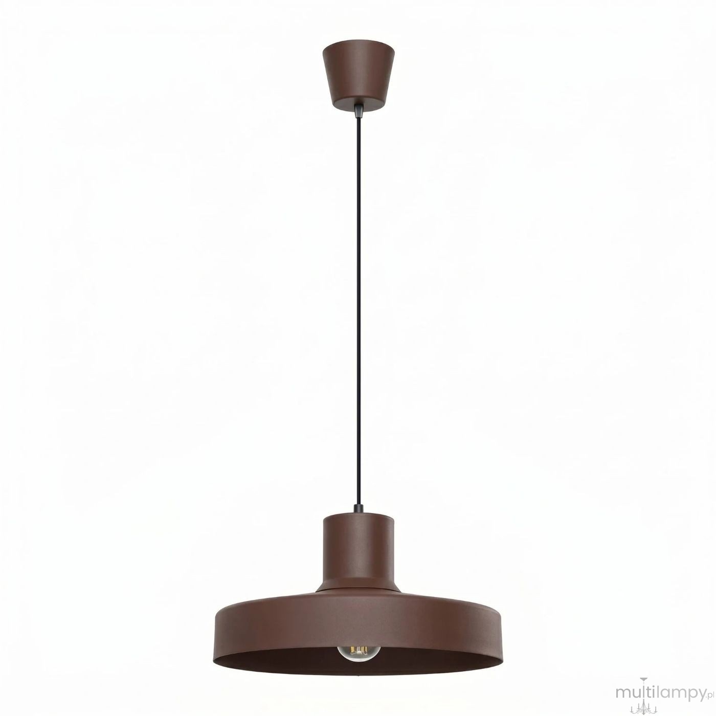 Bilo lampa wisząca E27 brązowa SL.2058