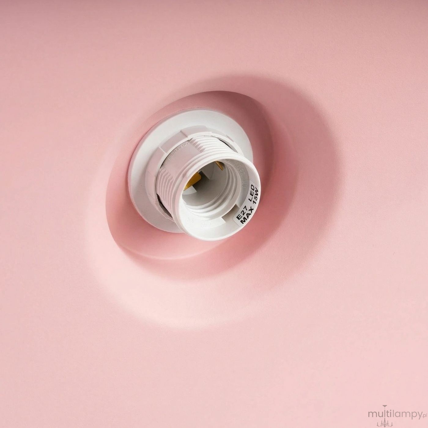 Bilo lampa wisząca E27 różowa SL.2054