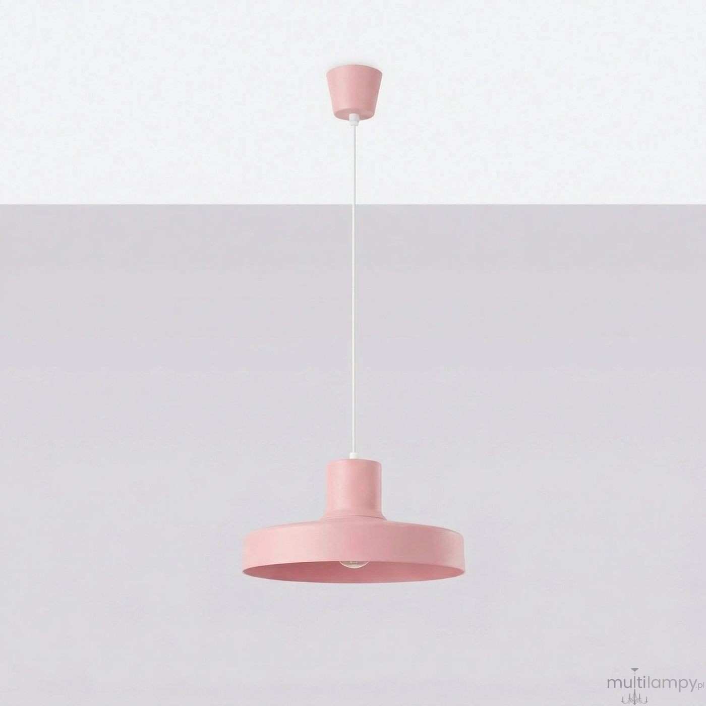 Bilo lampa wisząca E27 różowa SL.2054