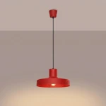Bilo lampa wisząca E27 czerwona SL.2057