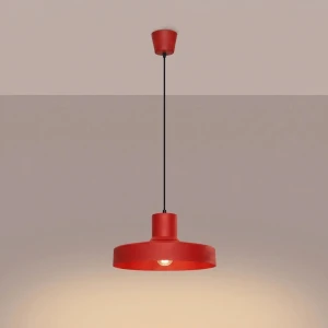 Bilo lampa wisząca E27 czerwona SL.2057
