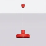 Bilo lampa wisząca E27 czerwona SL.2057
