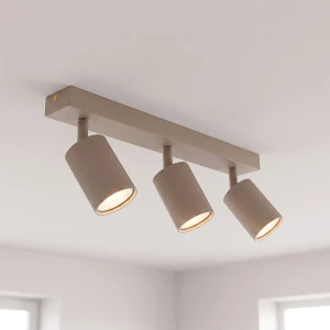 Lucerno lampa sufitowa spot 3xGU10 beżowa