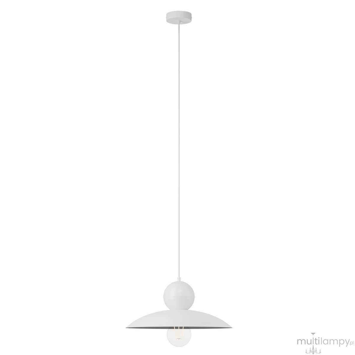 Mosaic E lampa wisząca 1xE27 biała 41663