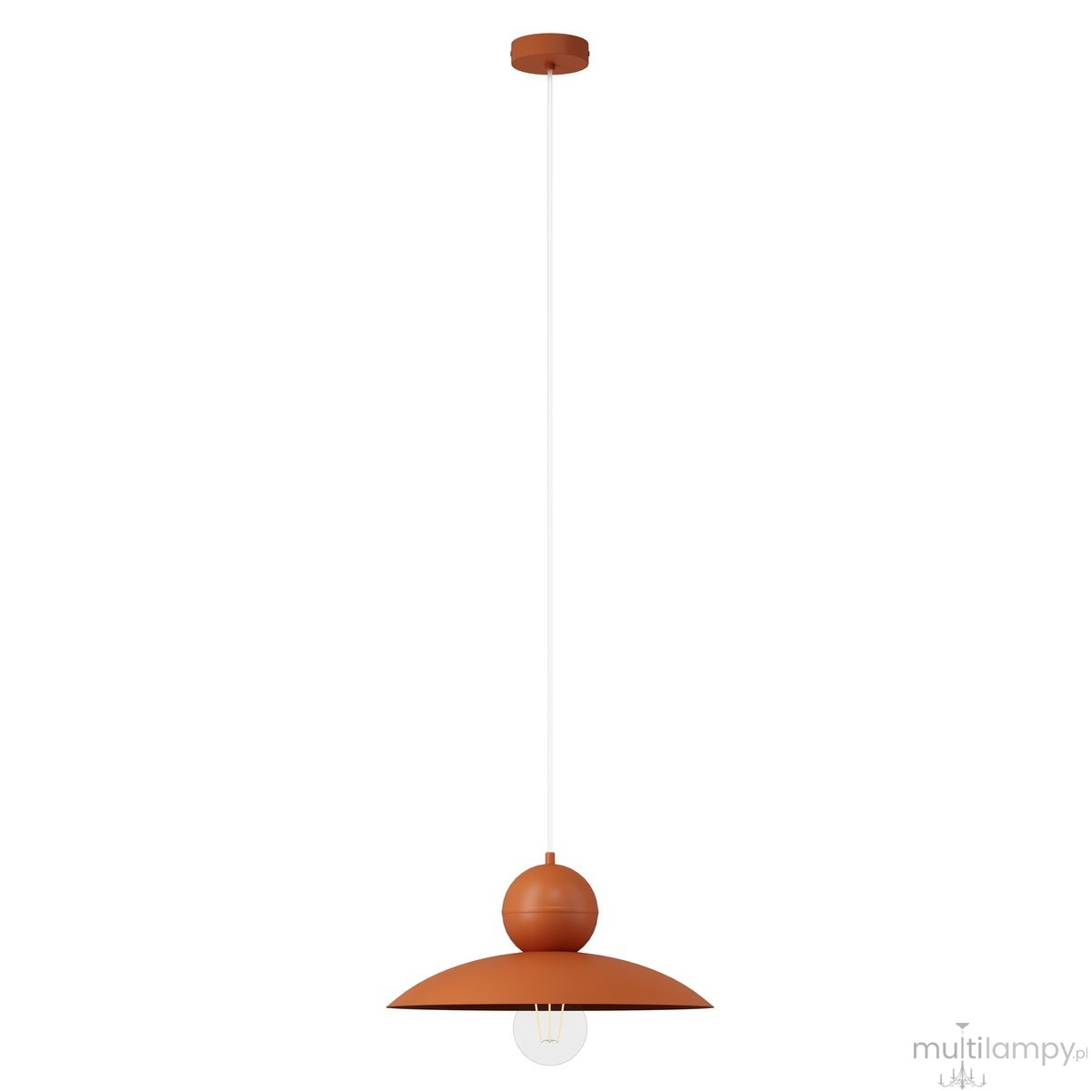 Mosaic E lampa wisząca 1xE27 ceglany 41665