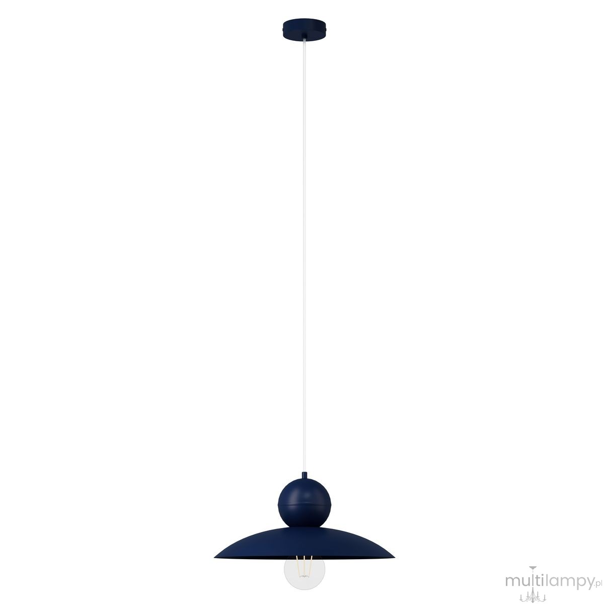 Mosaic E lampa wisząca 1xE27 granatowa 41669
