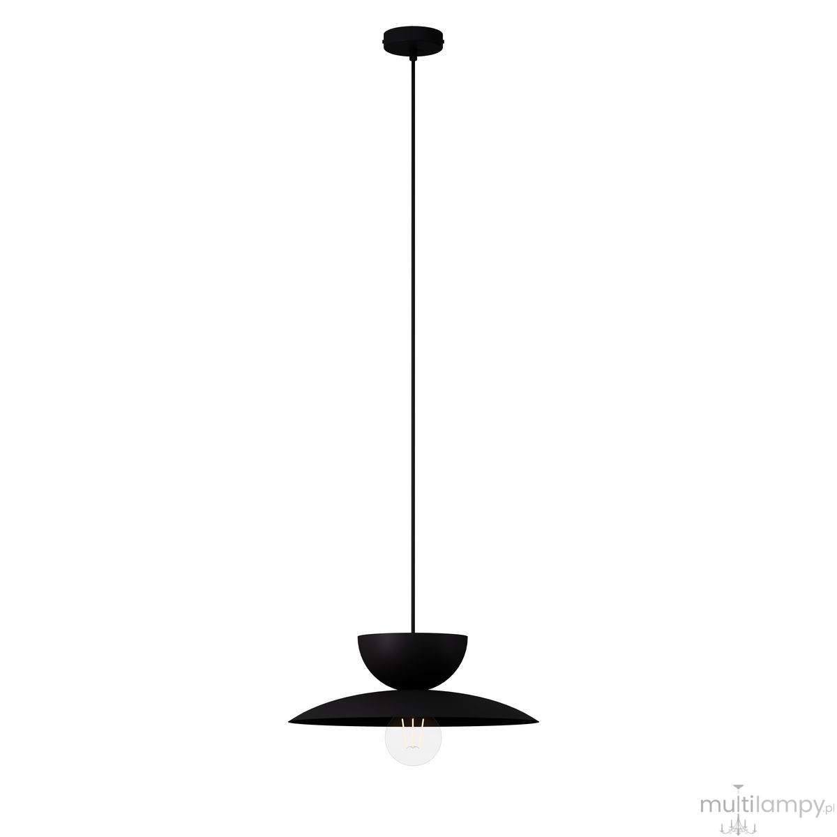 Mosaic C lampa wisząca 1xE27 czarna 41693