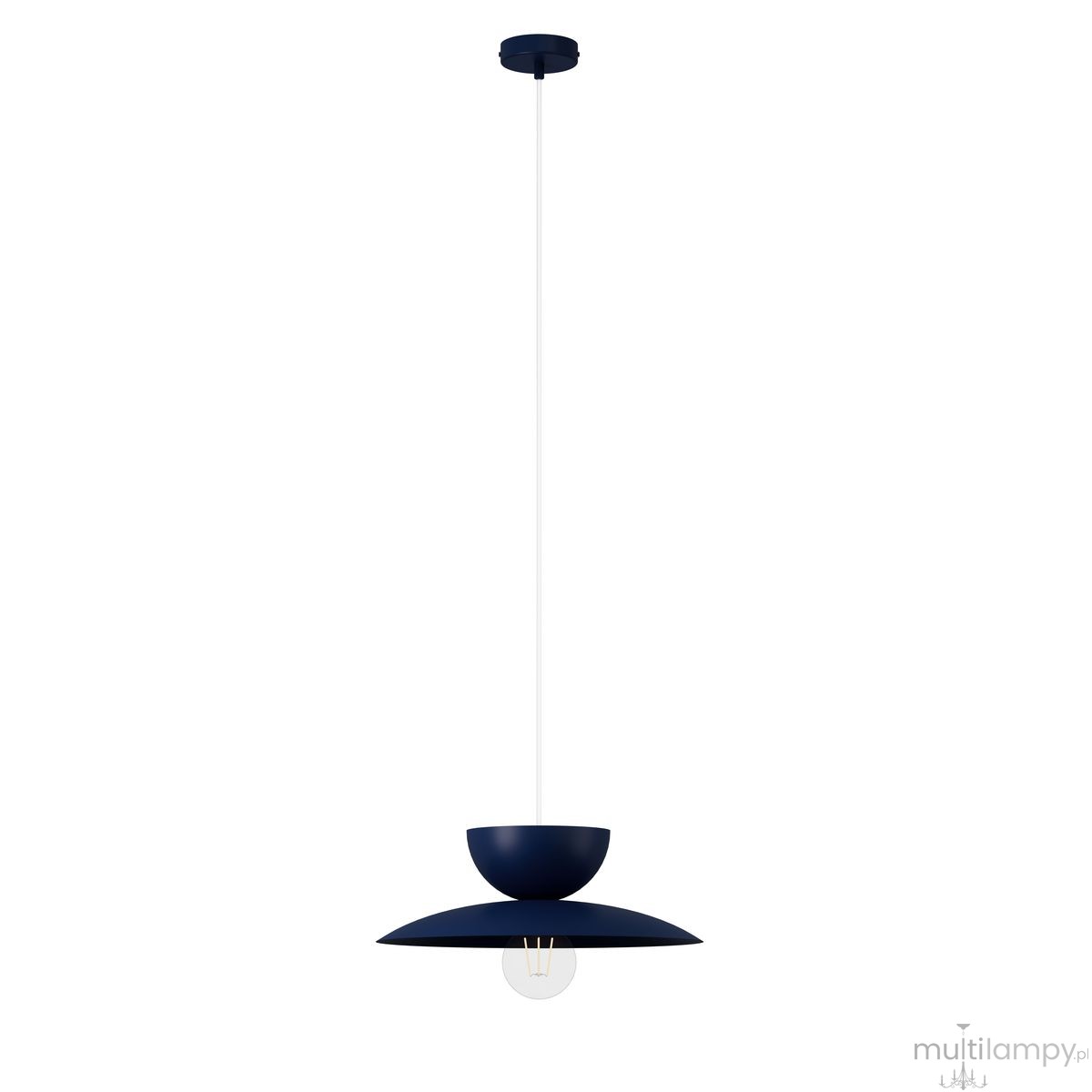 Mosaic C lampa wisząca 1xE27 granatowa 41700
