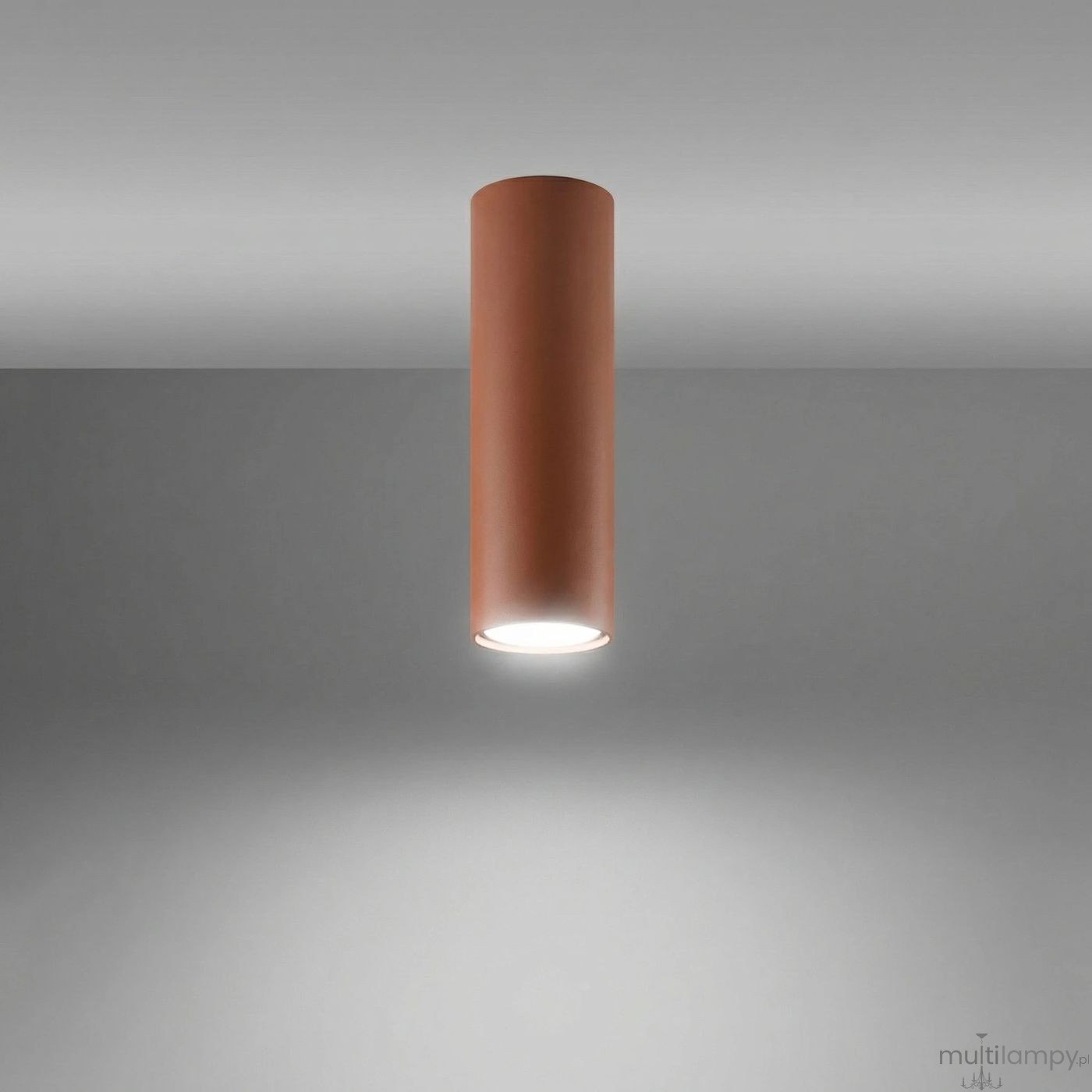 Lagos H20 lampa sufitowa GU10 ochra czerwona SL.2074