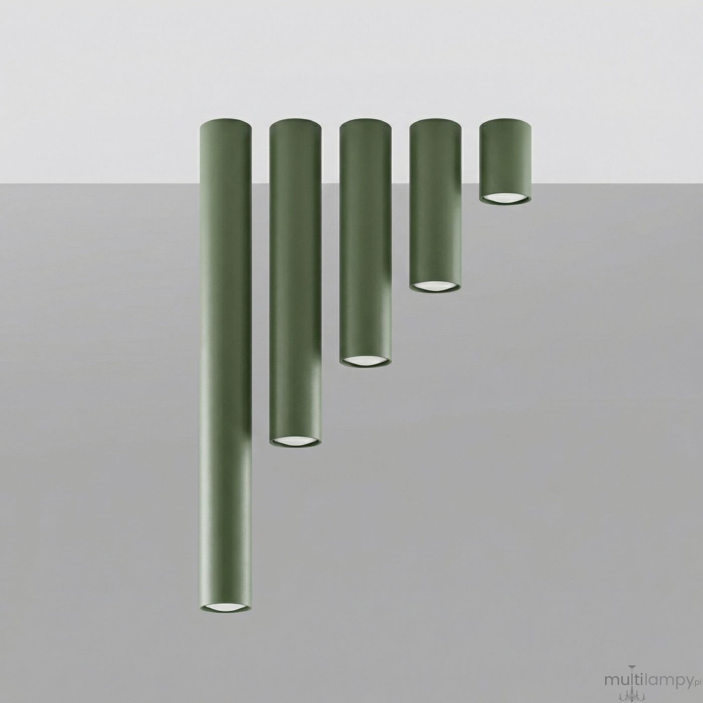 Lagos H20 lampa sufitowa GU10 zielona oliwka SL.2077