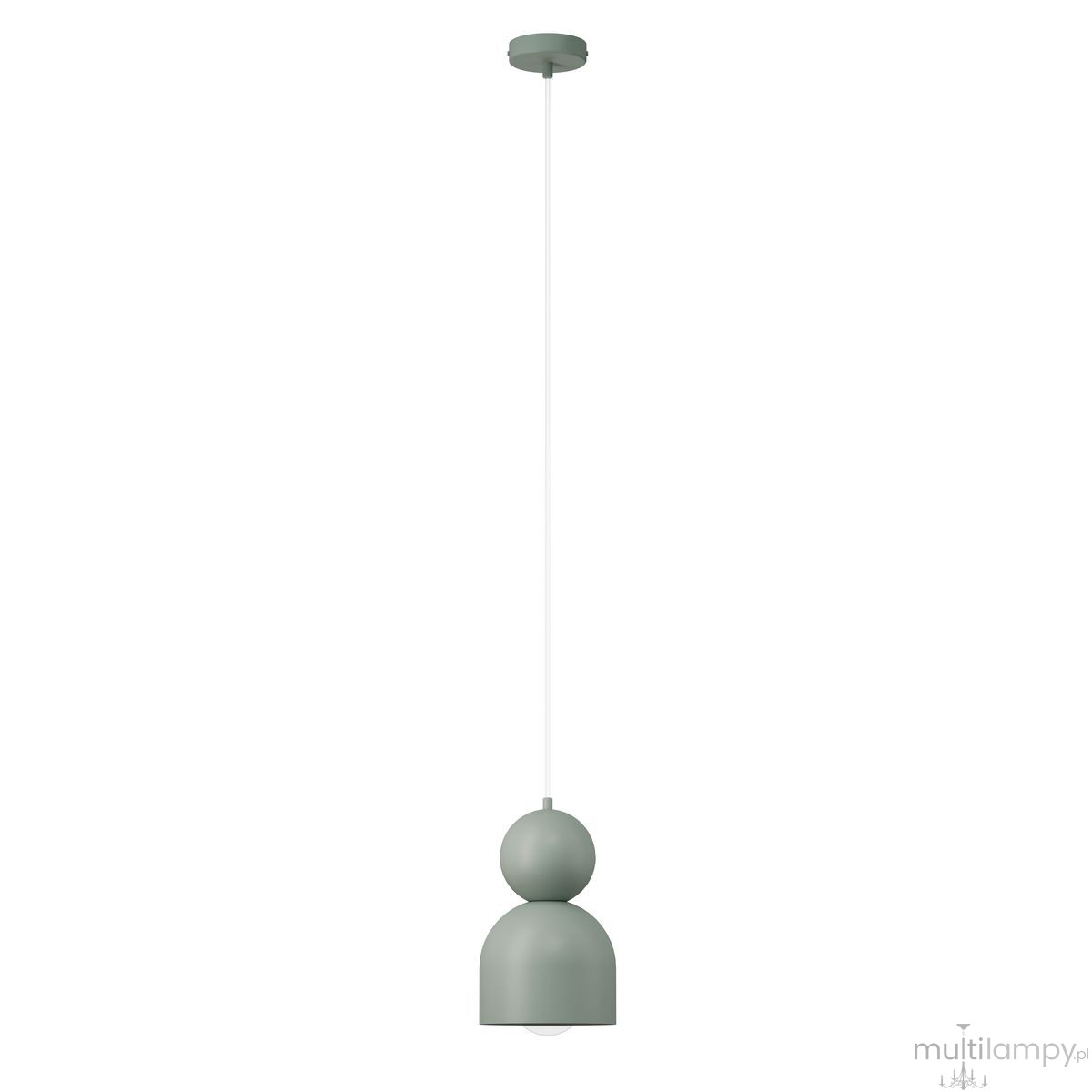 Mosaic D lampa wisząca 1xE27 szałwia 41790