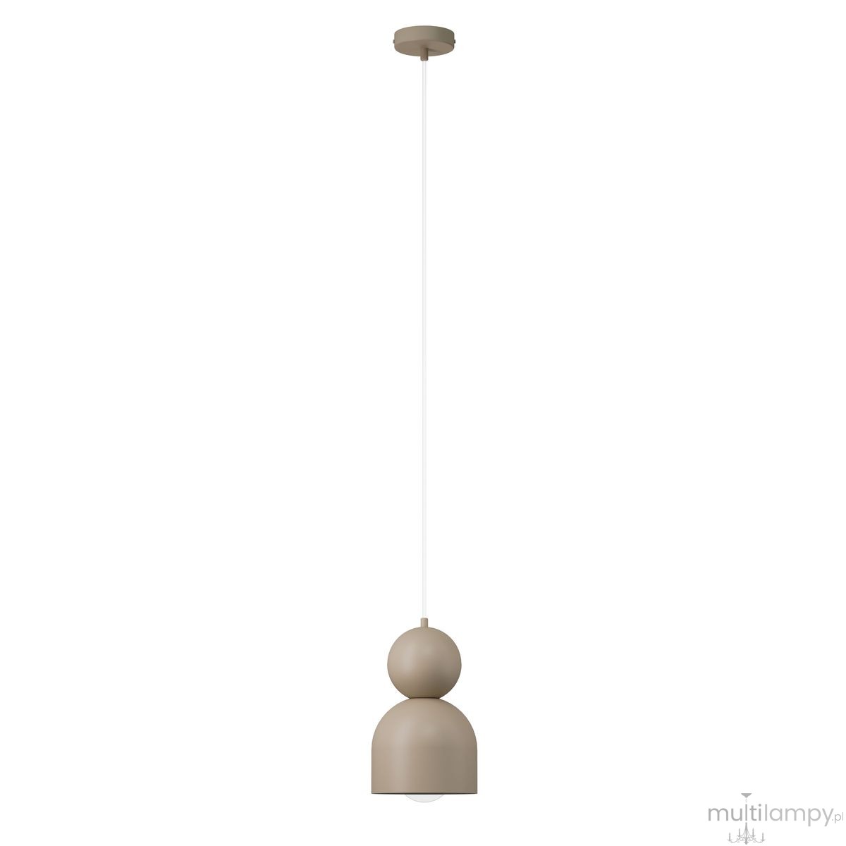 Mosaic D lampa wisząca 1xE27 beżowa 41792