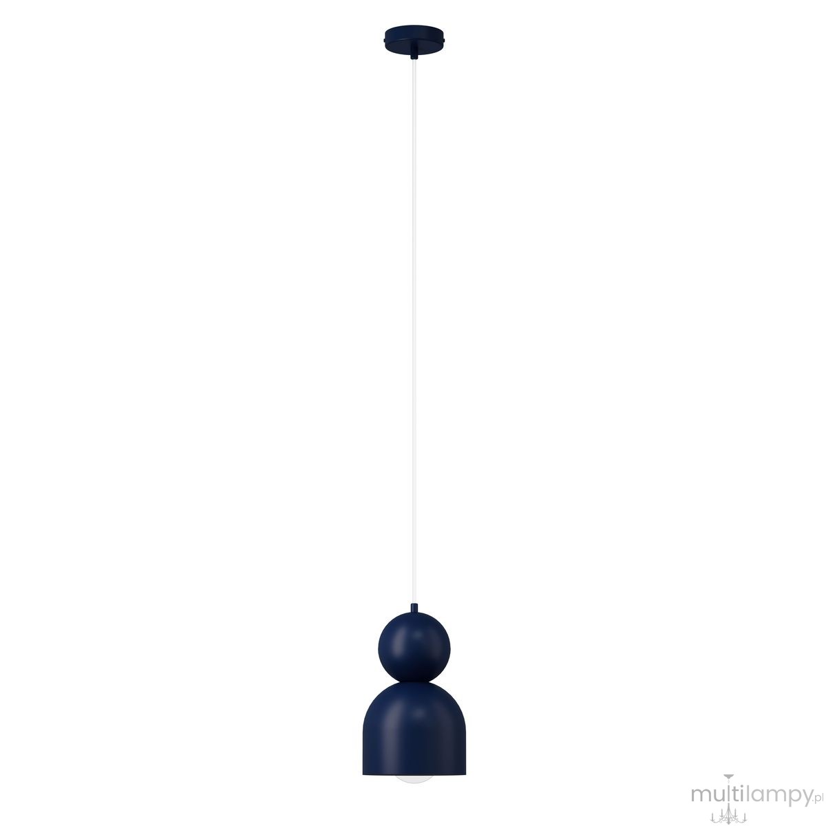 Mosaic D lampa wisząca 1xE27 granatowa 41794