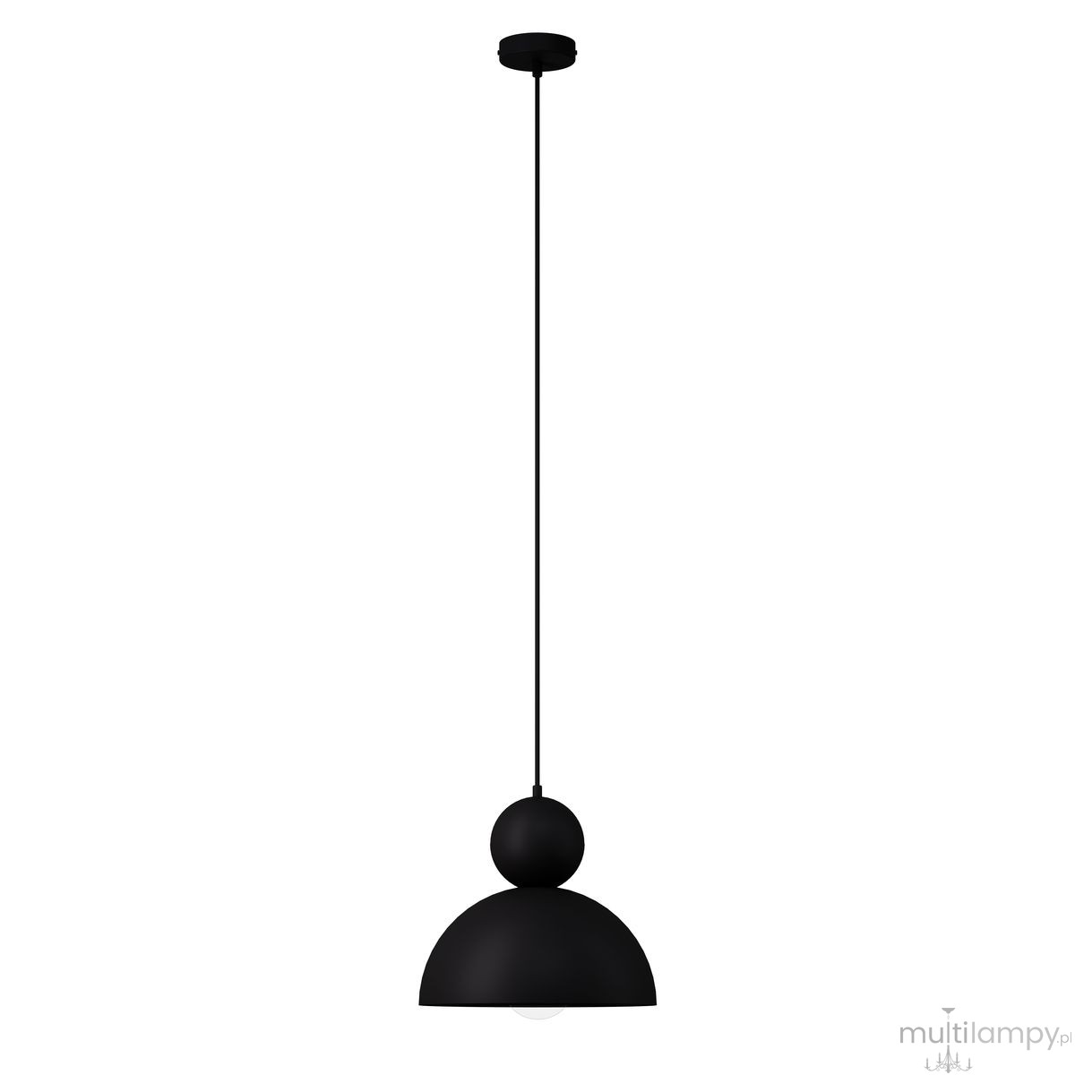 Mosaic F lampa wisząca 1xE27 czarna 41795