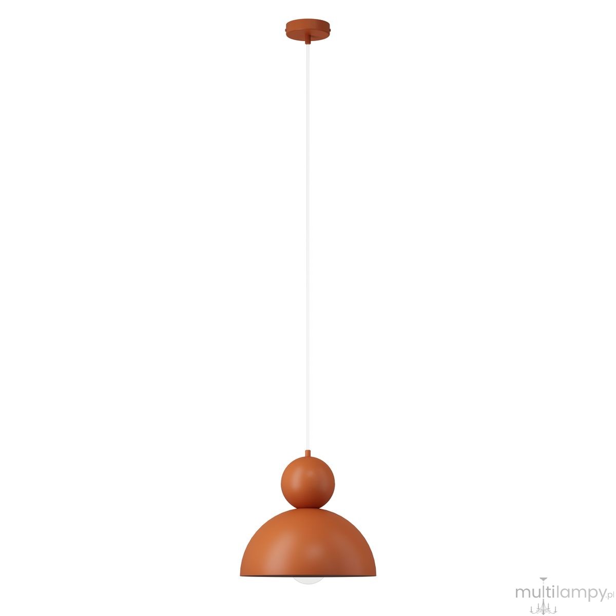 Mosaic F lampa wisząca 1xE27 ceglana 41799