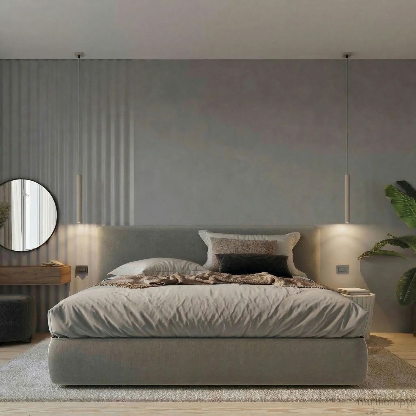 Pastelo lampa wisząca G9 taupe SL.2117