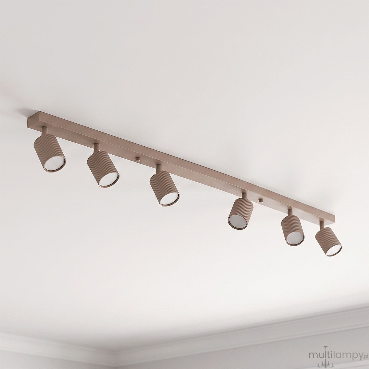 Lucerno lampa sufitowa spot 6xGU10 beżow