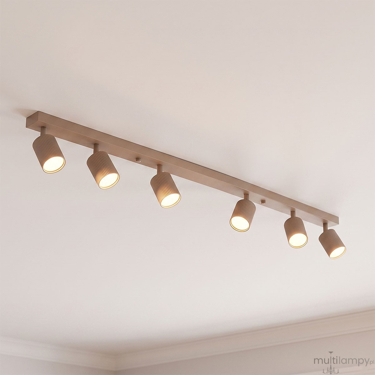 Lucerno lampa sufitowa spot 6xGU10 beżow