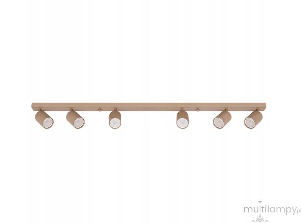 Lucerno lampa sufitowa spot 6xGU10 beżow