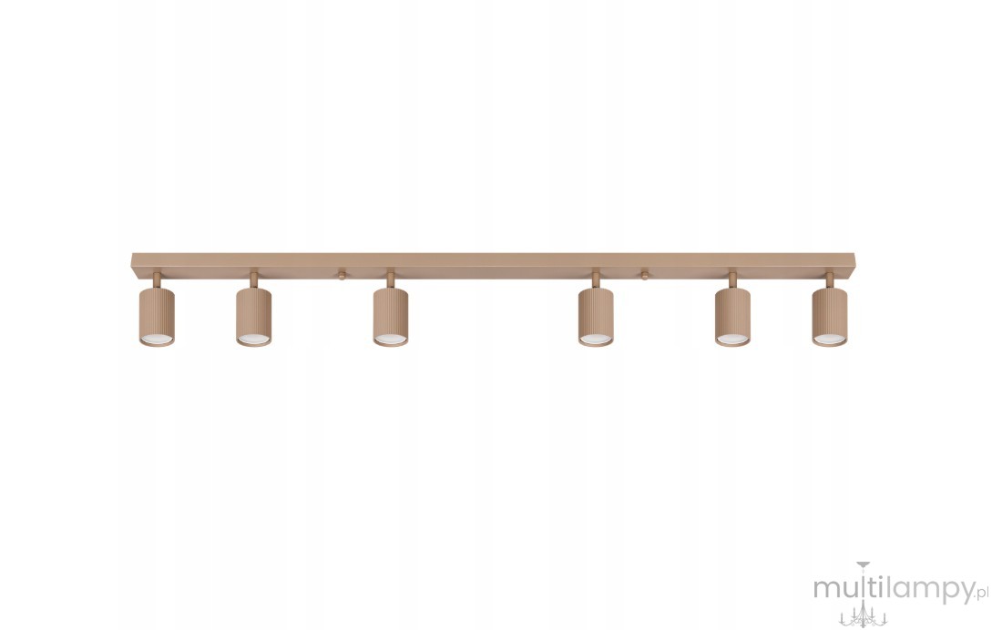 Lucerno lampa sufitowa spot 6xGU10 beżow