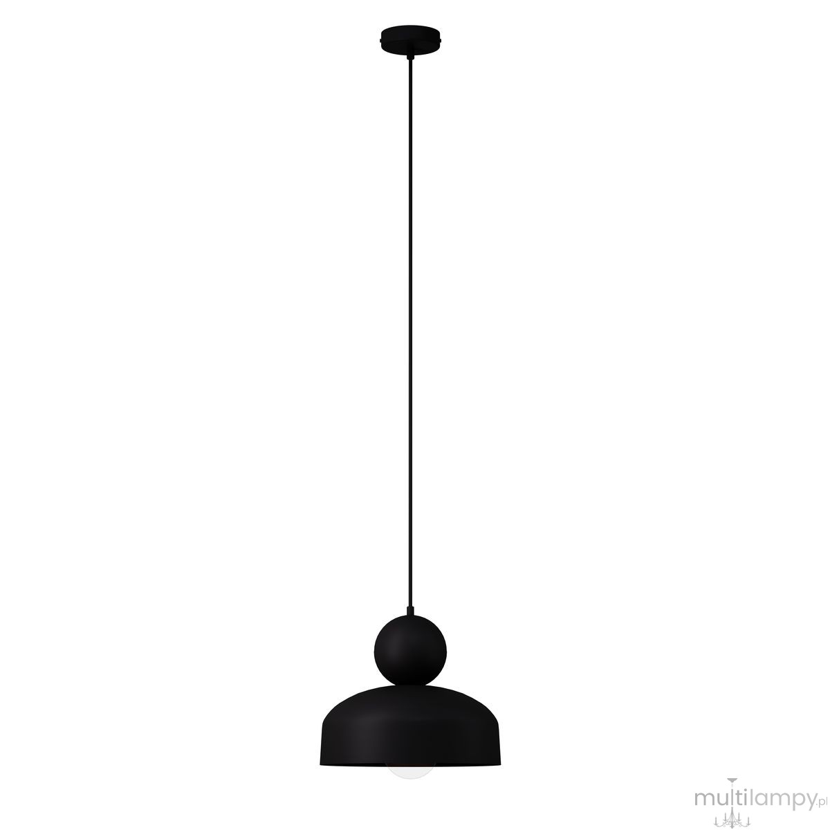 Mosaic G lampa wisząca 1xE27 czarna 41803