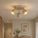 Elza lampa sufitowa (spot) okrągła 3xE27 beżowa