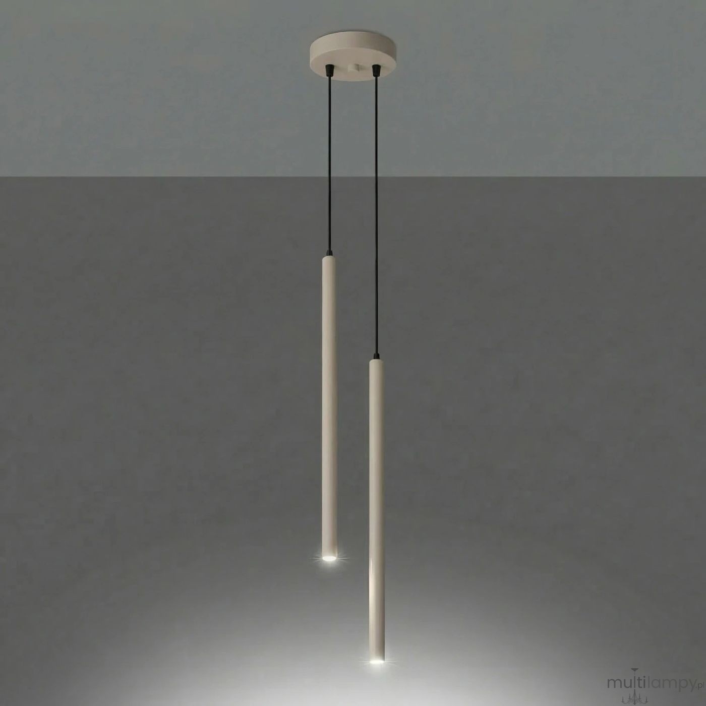 Pastelo lampa wisząca 2xG9 taupe SL.2118