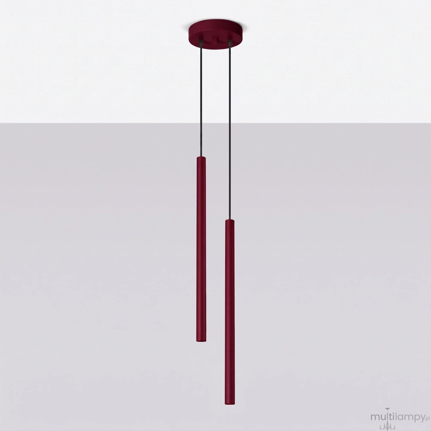 Pastelo lampa wisząca 2xG9 burgund SL.2122
