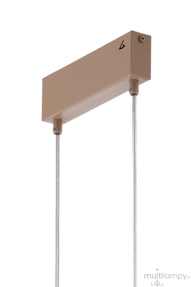 Deco lampa wisząca 3xE27 beżowa/jasny brąz 41633