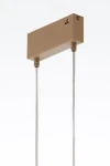 Deco lampa wisząca 2xE27 beżowa/jasny brąz 41811