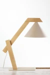 Deco lampa stołowa 1xE27 beżowa/jasny brąz 41812